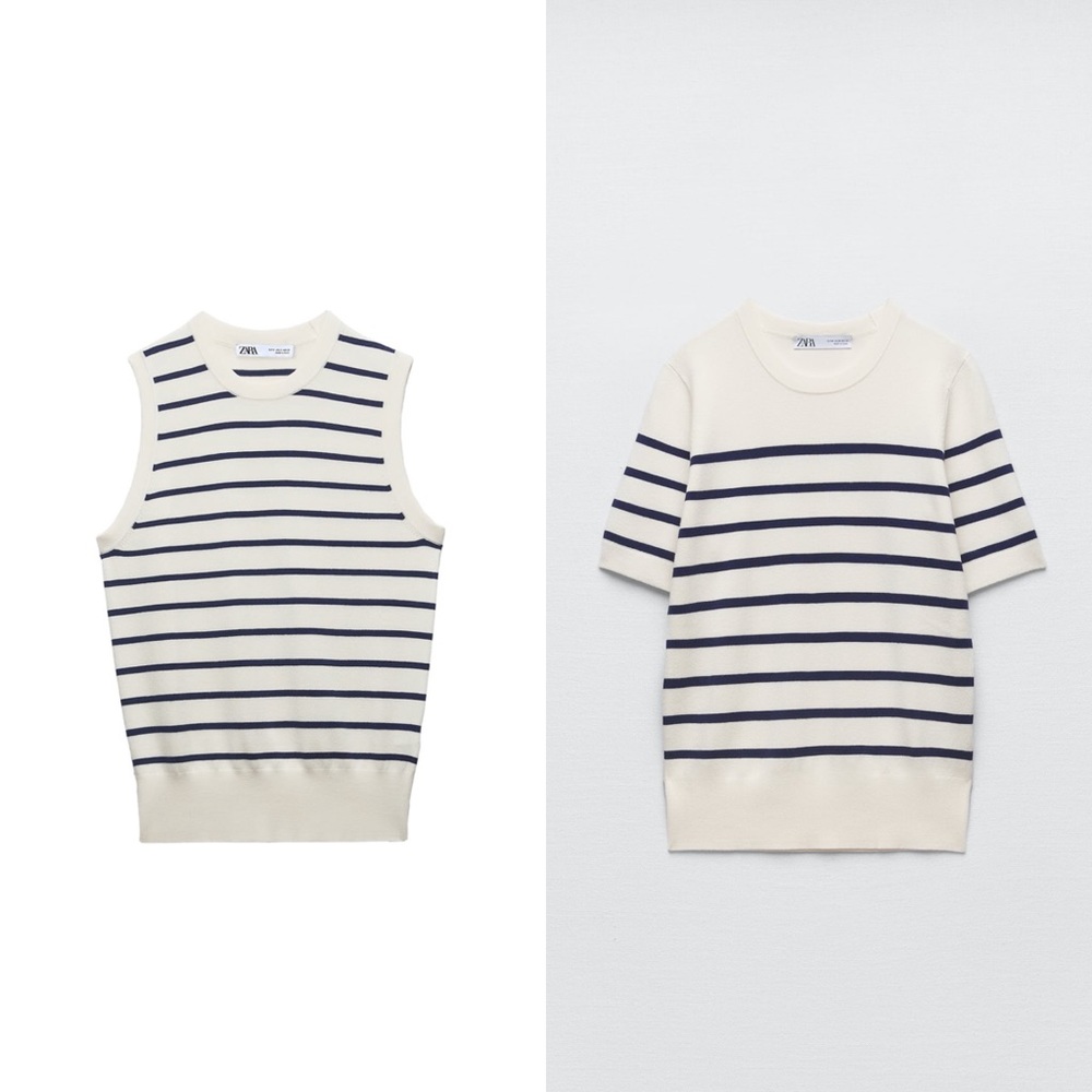 ZARA striped top bundle (2)